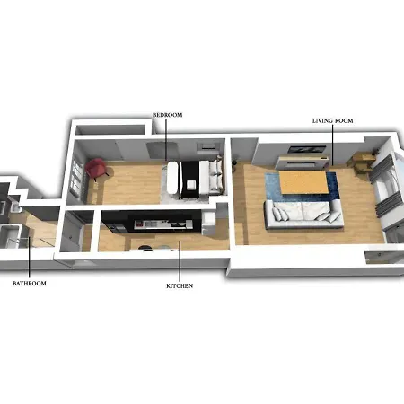The Nook With Parking, Sleeps 2 Apartment *
